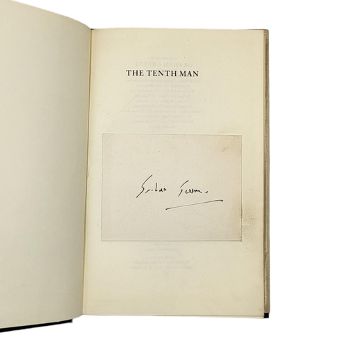 403 - GRAHAM GREENE, TENTH MAN, 1985, BODLEY HEAD, CUT SIGNATURE TO HALF TITLE
D/J worn., marked verso of ... 