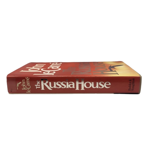 405 - JOHN LE CARRÉ, THE RUSSIA HOUSE, SIGNED TO TITLE
Dust jacket with some shelf wear.