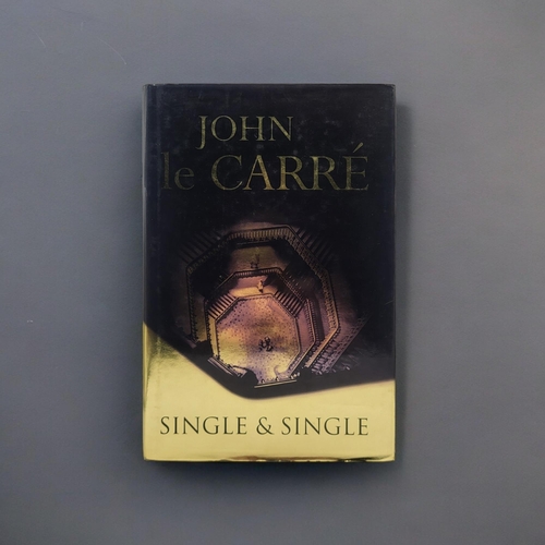 406 - JOHN LE CARRÉ, SINGLE AND SINGLE
Signed to title page, 1999, dust jacket worn and with some shelf we... 