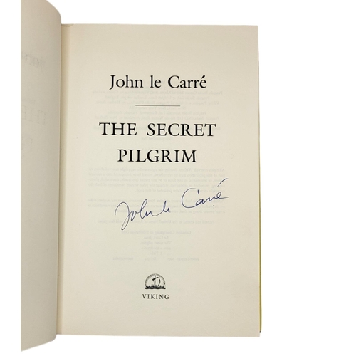 407 - JOHN LE CARRÉ, THE SECRET PILGRIM, 1991, VIKING
Signed title page, dust jacket worn and with some sh... 