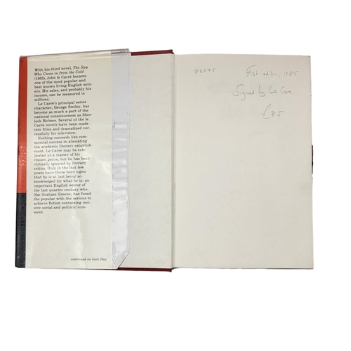 408 - PETER LEWIS, JOHN LE CARRÉ, SIGNED, 1985
Dust jacket worn to edges.