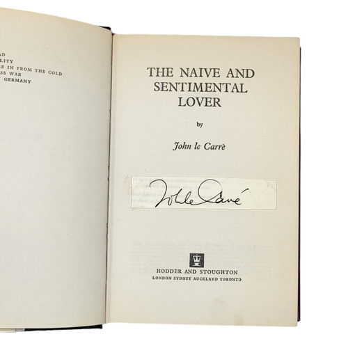 409 - JOHN LE CARRÉ, THE NAIVE AND SENTIMENTAL LOVER, 1972
Cut signature to title., dust jacket worn to ed... 