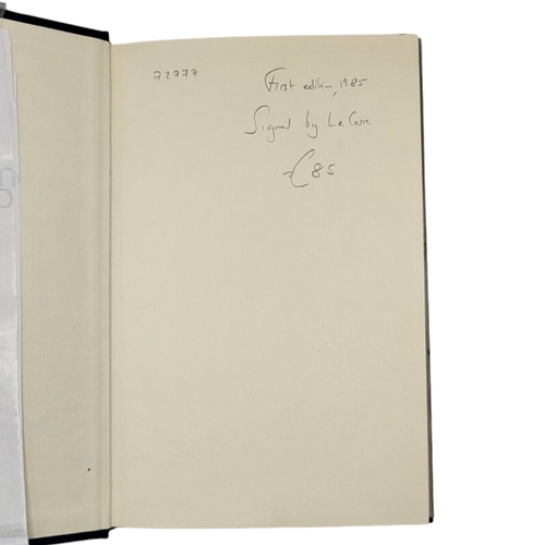 410 - DAVID MONAGHAN, THE NOVELS OF JOHN LE CARRÉ, SIGNED, 1985
Dust jacket worn to edges.