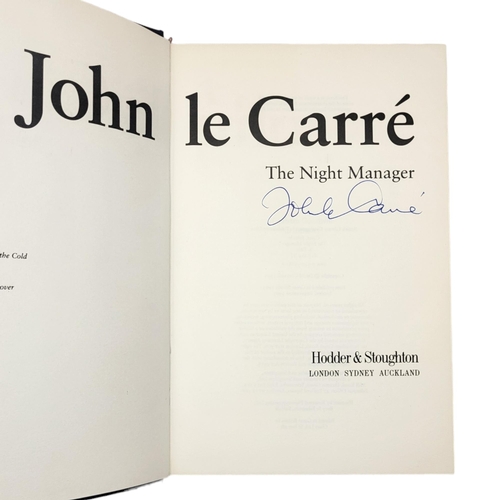 412 - JOHN LE CARRÉ, THE NIGHT MANGER, FIRST EDITION
Signed to title, 2nd impression.