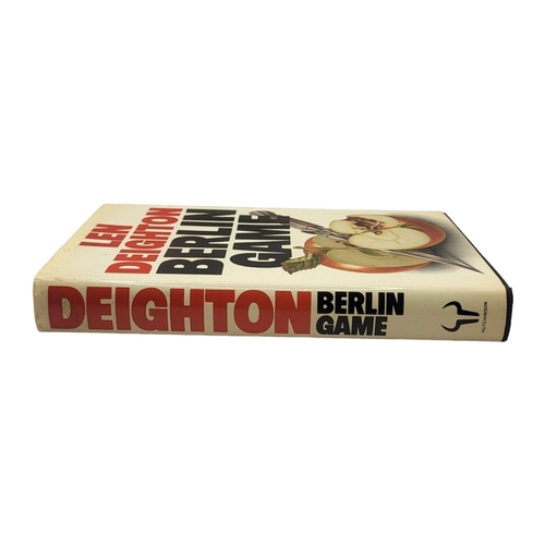 413 - JOHN LE CARRÉ, BERLIN GAME, WITH SIGNED PHOTOGRAPH.