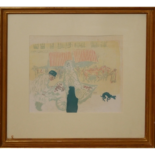 613 - PIERRE BONNARD, FRENCH, 1867 - 1947, LIMITED EDITION (100) LITHOGRAPH PRINTED IN COLOURS ON WOVE PAP... 