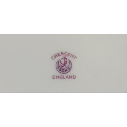 254 - GEORGE JONES FOR HARRODS, A VINTAGE PORCELAIN TEA SET
Having a classical form border, comprising eig... 