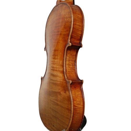 398 - AN EARLY/MID 19TH CENTURY FRENCH ? VIOLIN
Unlabelled, model Guarneri, colour orange.
(length of back... 