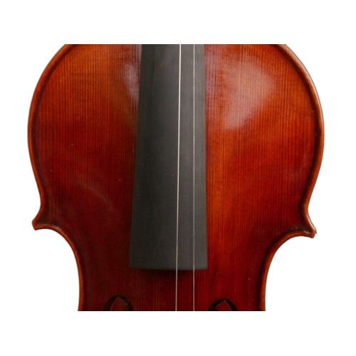 399 - TOMAS PILAR HRADEK KRALOVE VIOLIN, 1989
Internal branding label, original bridge, colour red.
(lengt... 