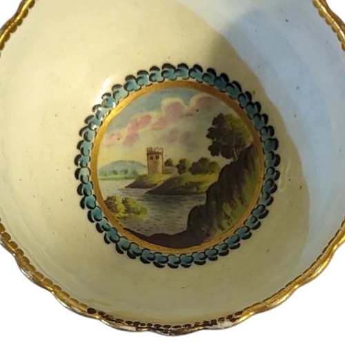 208 - AN 18TH CENTURY WORCESTER PORCELAIN FLUTED TEA BOWL
In Dalhouse pattern, an 18th Century Worcester p... 