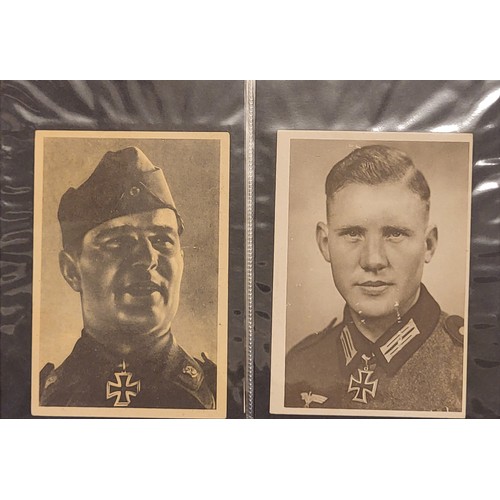 371 - FOLDER OF WWII GERMAN POSTCARDS
Folder of WWII German postcards, many dated during WW2 and with some... 