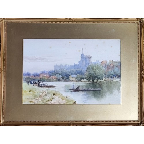 477 - A COLLECTION OF FOUR LATE 19TH/EARLY 20TH CENTURY WATERCOLOUR, LANDSCAPES
To include a Venetian scen... 