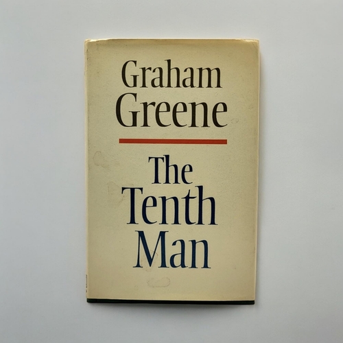 359 - GRAHAM GREENE, TENTH MAN, 1985, BODLEY HEAD, CUT SIGNATURE TO HALF TITLE
D/J worn., marked verso of ... 