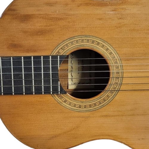 168A - DAVID SWIFT, A VINTAGE ACOUSTIC GUITARS
Bearing label to interior, dated Witley, 1986, together with... 