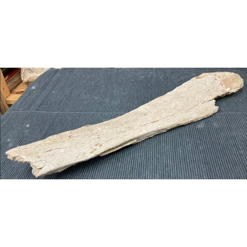 396 - Large Fossil Specimen, Mammoth Femur (?) Fragment, Lincolnshire, 498mm (XLF29)
Specimen Weight: 1124... 