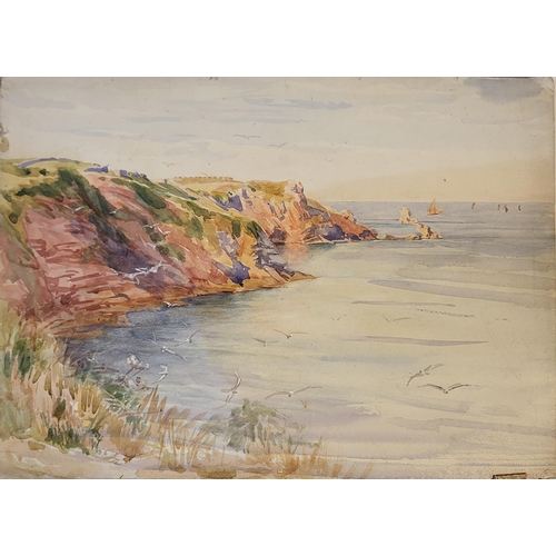 255 - GEMENOS, A MID 19TH CENTURY FRENCH VIEW WATERCOLOUR, DATED 1860
Sketched by Edward W. Mark, 19th Cen... 