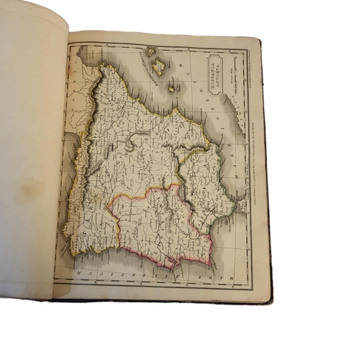 458 - 1832 BUTLER’S ATLAS, THIRTY-SEVEN COLOUR MAPS
Lacking The World, Europe, France, a few torn and repa... 