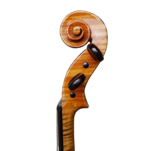 345 - AN EARLY/MID 20TH CENTURY GUARNERI MODEL VIOLIN
31mm x 32mm, hill bridge numbered T.401, colour yell... 
