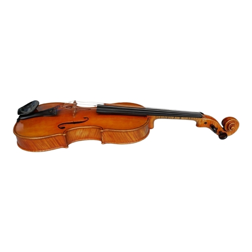 345 - AN EARLY/MID 20TH CENTURY GUARNERI MODEL VIOLIN
31mm x 32mm, hill bridge numbered T.401, colour yell... 