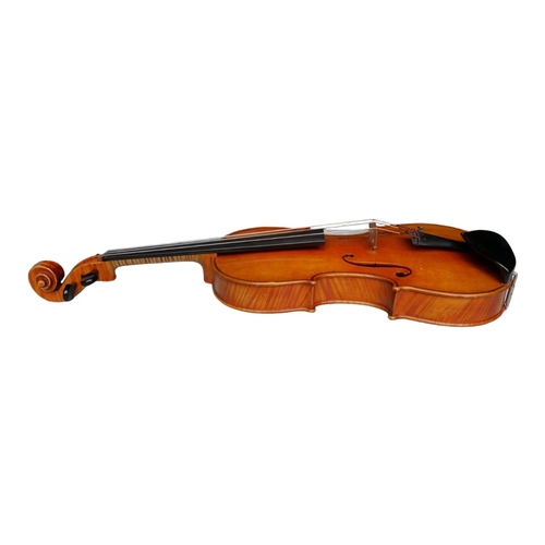 345 - AN EARLY/MID 20TH CENTURY GUARNERI MODEL VIOLIN
31mm x 32mm, hill bridge numbered T.401, colour yell... 