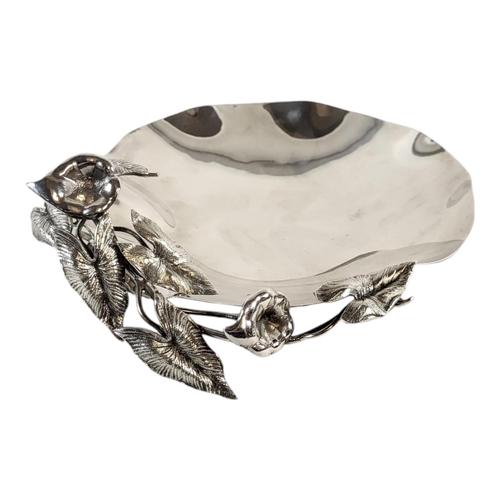 1 - HENRY WILKINSON AND CO., AN ART NOUVEAU SILVER PLATED SWEETMEAT DISH
Having applied organic decorati... 