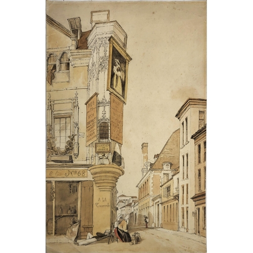 321 - AFTER THOMAS SHOTTER BOYS, 1803 - 1874, WATERCOLOUR
Hotel De La Tremouille. 
(35cm x 23cm)

Conditio... 