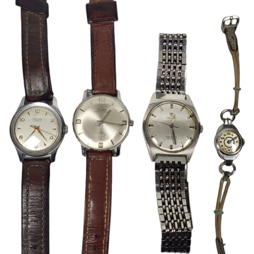 1 - A COLLECTION OF VINTAGE STAINLESS STEEL GENT'S MECHANICAL WRISTWATCHES
To include a Tissot Seastar P... 