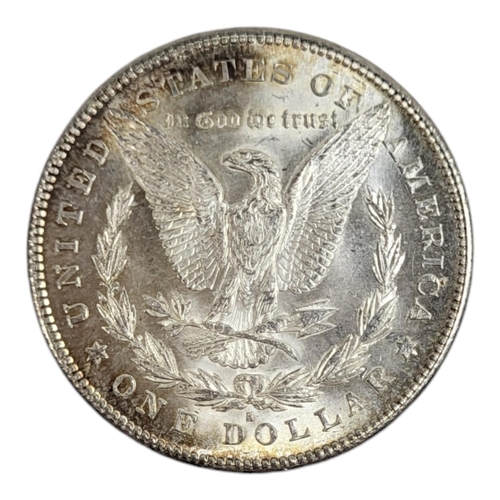 109 - A 19TH CENTURY AMERICAN SILVER ONE DOLLAR COIN, DATED 1878 
With Liberty portrait and American eagle... 