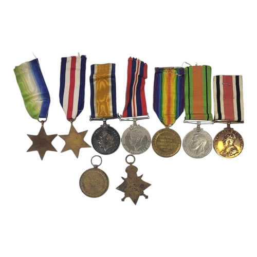 128 - A COLLECTION OF WWI AND LATER BRITISH WAR MEDALS
To include a silver war medal awarded to 18367 Pte.... 