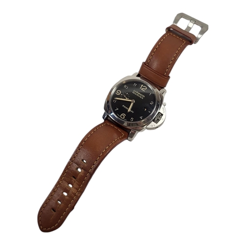 6 - PANERAI, A LUMINOR MARINA AUTOMATIC STAINLESS STEEL GENT’S WRISTWATCH
Having black tone dial with se... 