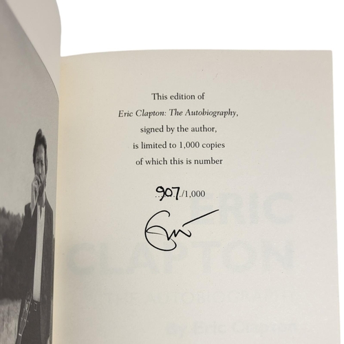 407A - ERIC CLAPTON, A SIGNED AUTOBIOGRAPHY, 2007
A limited-edition copy of Eric Clapton's autobiography nu... 