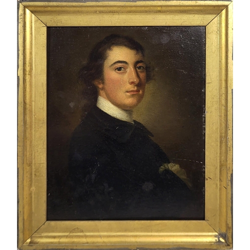 522 - GAINSBOROUGH DUPONT, 1754 - 1797, OIL ON COPPER
Portrait of Reverend Henry Jerome de Salis, 1740 - 1... 