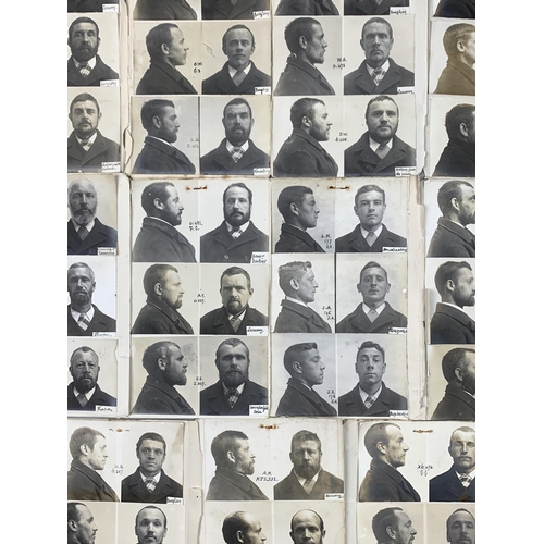 13 - A RARE LATE 19TH CENTURY GROUP OF SIXTY-SIX MUGSHOT PHOTOGRAPHS.
The very scarce group of sixty six ... 