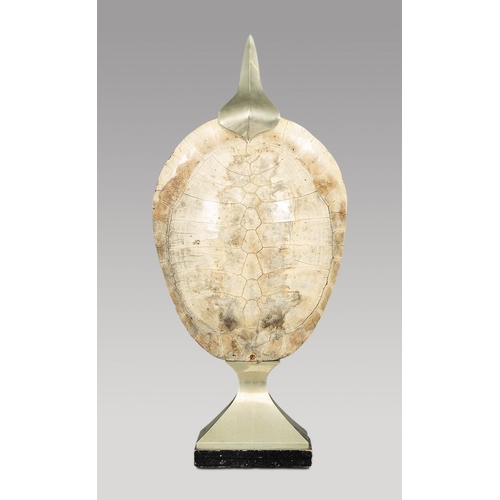 34 - AN ANTHONY REDMILE “BLOND” TURTLE SHELL LAMP, WITH JAMES BOND 007 INTEREST.

A late 19th/early 20th ... 