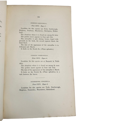 401 - MORRIS (REV F.O.), A NATURAL HISTORY OF BRITISH MOTHS, LONDON, 1872, FOUR VOLS
London, Bell & Daldy,... 