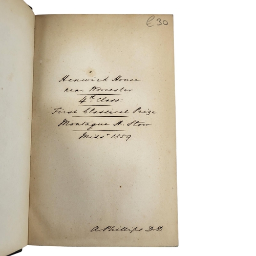 402 - TRAVEL - ANDREW STEINMETZ, JAPAN AND HER PEOPLE, FIRST EDITION, 1859
Re-bound in full calf, good exa... 