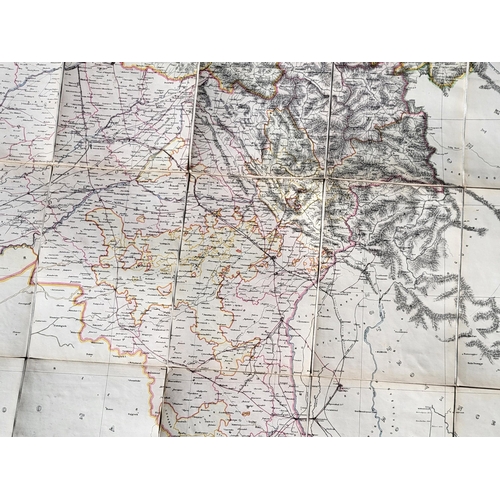 416A - A 19TH CENTURY TOPOGRAPHICAL DEPARTMENT OF INDIA MAP OF PUNJAB AND ITS DEPENDENCIES 
With portions o... 