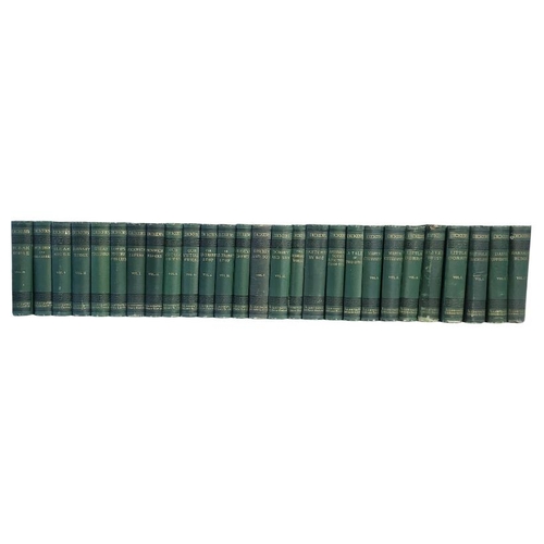 419 - THE WORKS OF CHARLES DICKENS, 1874 - 1876, DICKENS, CHARLES, A COMPLETE SET OF THIRTY VOLUMES FROM T... 