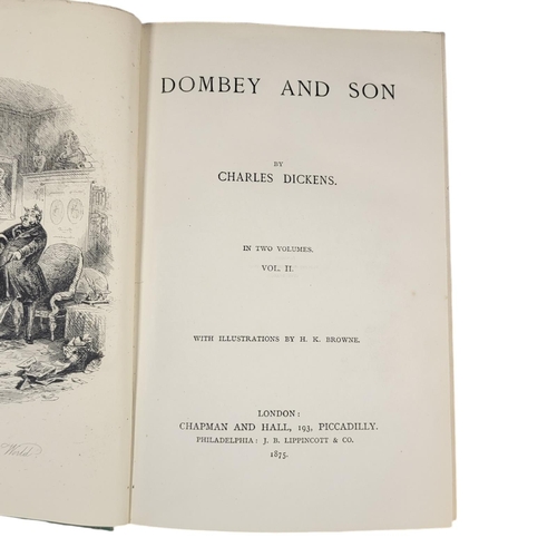 419 - THE WORKS OF CHARLES DICKENS, 1874 - 1876, DICKENS, CHARLES, A COMPLETE SET OF THIRTY VOLUMES FROM T... 