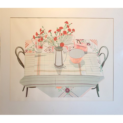 495 - GLYNN BOYD HARTE, 1948 - 2003, A LIMITED EDITION PRINT
Titled ‘Kitchen Table’ signed in pencil, sign... 