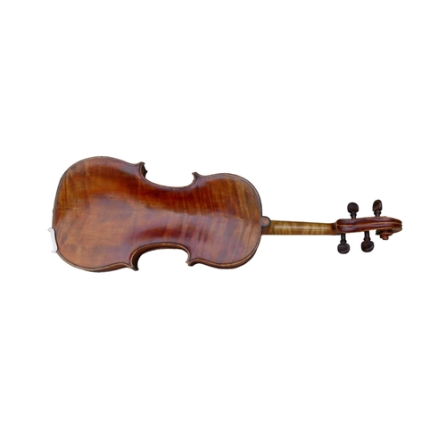 394 - A LATE 18TH/EARLY 19TH CENTURY PANORMO SCHOOL VIOLIN
labelled Vincenzo Panormo fecit.
(length of bac... 