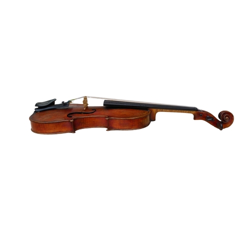 394 - A LATE 18TH/EARLY 19TH CENTURY PANORMO SCHOOL VIOLIN
labelled Vincenzo Panormo fecit.
(length of bac... 