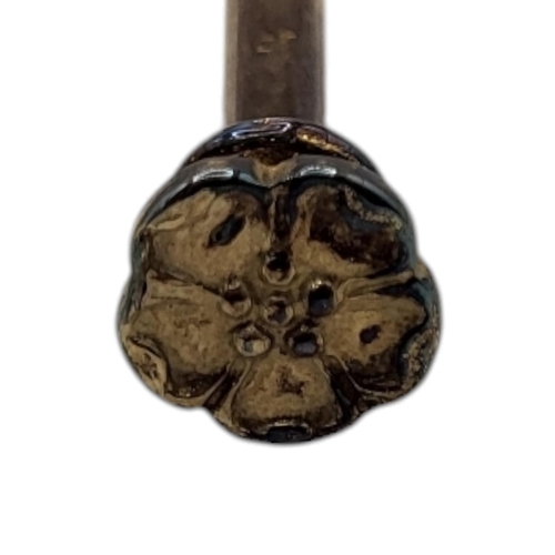 99A - PUDSEY, A SILVER COMMEMORATIVE SEAL TOP SPOON
Having a Tudor rose finial, hallmarked Payne and Sons,... 