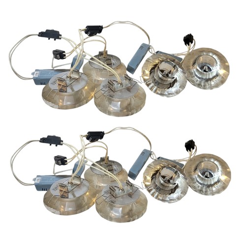 178 - A COLLECTION OF TWENTY-TWO AUSTRIAN SWAROVSKI LEAD CUT CRYSTAL CEILING LIGHTS
With some electrical f... 