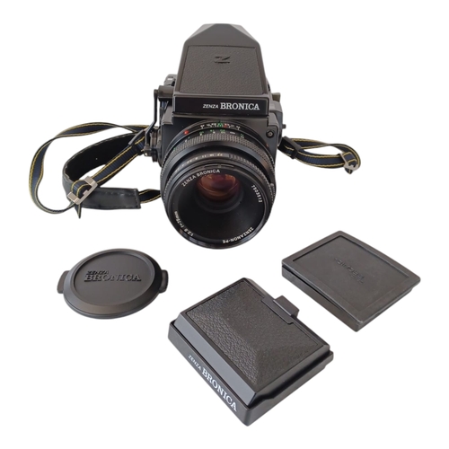 290 - ZENZA BRONICA ETRsi Medium Format 120 Roll Film Camera. Fitted with Zenzanon PE 75mm f2.8 Lens & Pri... 