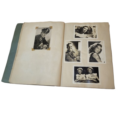 246 - AN INTERESTING FOLIO OF OVER EIGHTY BLACK AND WHITE PHOTOGRAPHS OF EARLY HOLLYWOOD MEMORABILIA FILM ... 