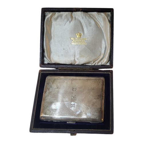 94A - MAPPIN AND WEBB, A VICTORIAN RECTANGULAR SILVER PURSE
With fitted satin lined interior, hallmarked B... 