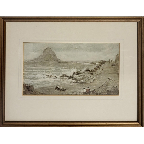 504 - THEODORE ZIMMERMAN, B. 1937, WATERCOLOUR
St. Michael’s Mount, signed, mounted, framed and glazed.