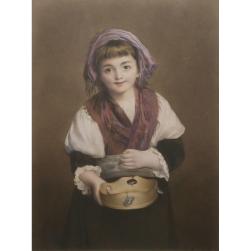 316 - WILLIAM POWELL FRITH, 1819 - 1909, SIGNED COLOURED PRINT
Titled ‘The Sweetest Little Beggar That E’e... 