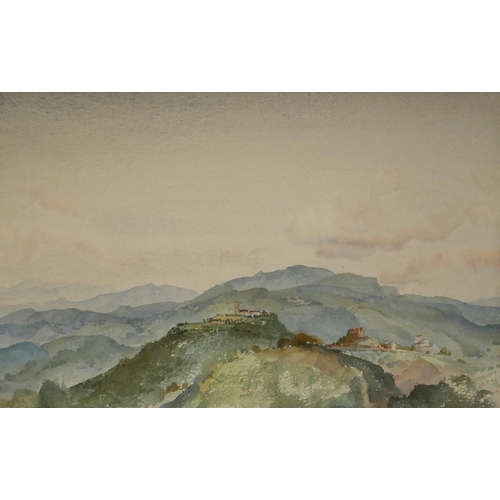 321 - SIR WILLIAM RUSSELL FLINT, BRITISH, 1880 - 1969, WATERCOLOUR
Titled ‘From The Ramparts of El Trebbia... 